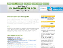 Tablet Screenshot of isleofmanportal.com